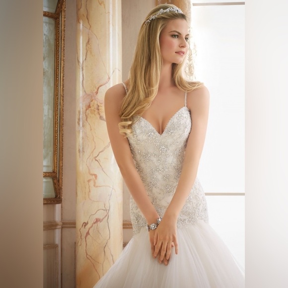 Crystallized Embroidery on Tulle Morilee Wedding Dress
STYLE #2874 - Picture 6 of 16